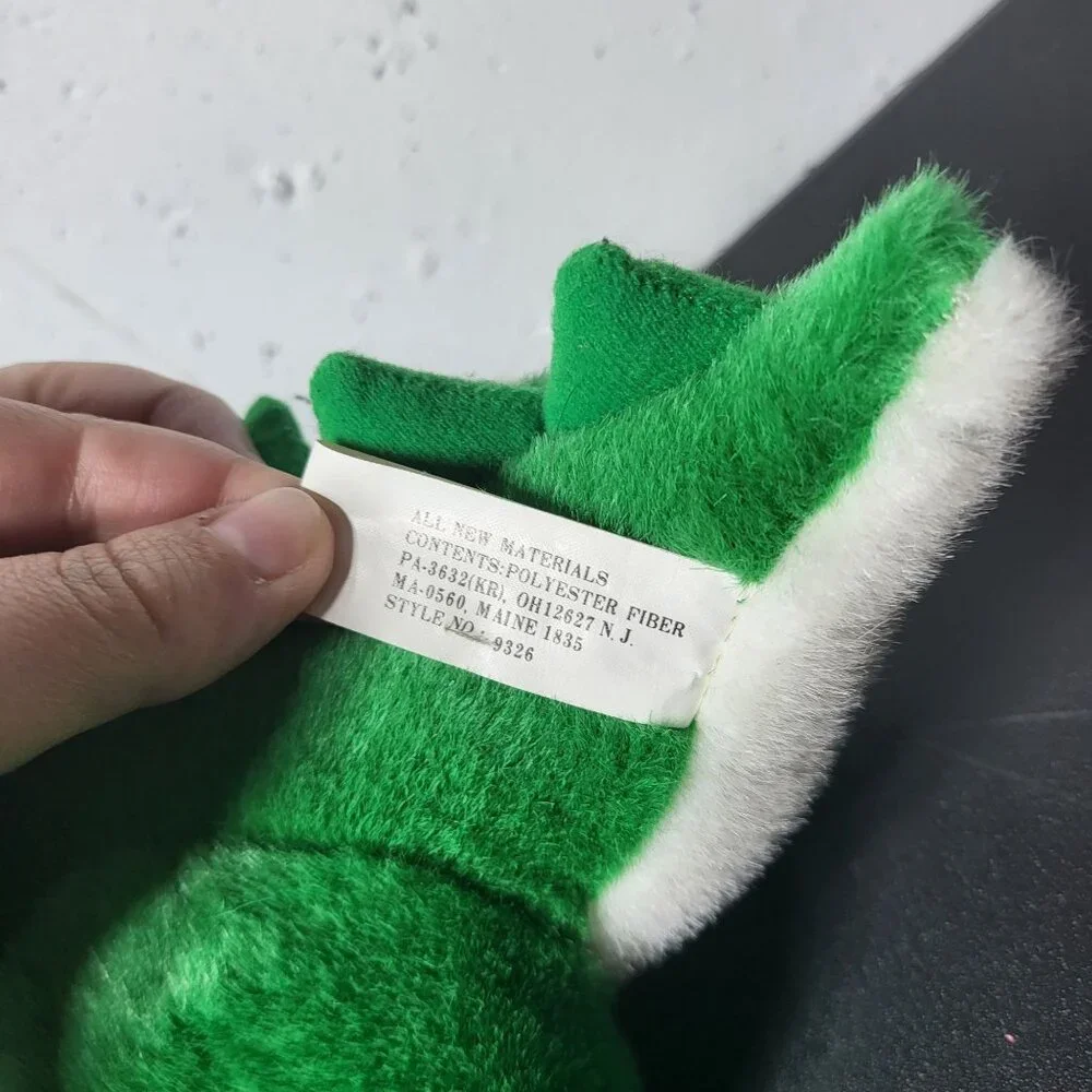 Vintage 1991 Prestige Toy Green Stegosaurus Dinosaur Plush‎ Stuffed Animal Vtg